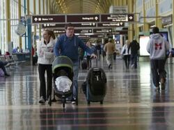 Holiday Travelers Crowd Airports And Roads Ahead Of Thanksgiving Holiday Stock Footage