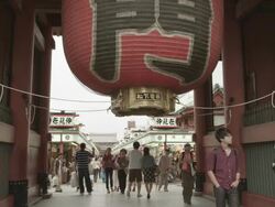 Kaminarimon Gate, Asakusa Stock Footage