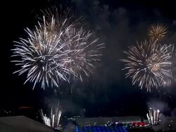 2012 Olympic Closing Ceremony at Olympic Stadium on August 12, 2012 in London, England, Restriction to read: UK Broadcast OUT (Footage by WireImage Video/Getty Images) Stock Footage