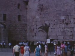Western Wall Plaza Stock Footage