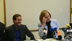 CLEAN : Israel centre left leader rules out unity government News Clip