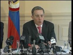 Colombia president's presser News Clip