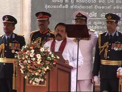 President praises military's defeat of Tamil rebels in eastern Sri Lanka News Clip