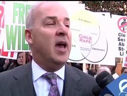 Will Lynch was in court facing charges of beating the priest he says molested him as a child. At his arraignment, dozens of protesters of clergy abuse showed up to support him and bring awareness to clergy sex abuse. News Clip