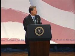 Clinton Gore Event Stock Footage