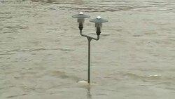 CLEAN : Czech Republic floods peak in Prague News Clip