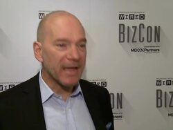 INTERVIEW - Andrew McAfee (Coauthor The Second Machine Age) talks about his session and the advancement of technology in the workplace Stock Footage