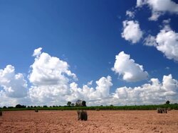 Moving clouds Timelapse Stock Footage
