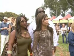 Zendaya Coleman (C) at the Elizabeth Glaser Pediatric AIDS Foundation's 22nd Annual 'A Time For Heroes' Celebrity Carnival at Los Angeles CA. (Footage by WireImage Video/Getty Images Entertainment Video) Stock Footage