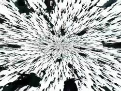 INFINITE HUMAN SHAPES GOING. ENDLESS WHITE SPACE (seamless loopable) Stock Footage