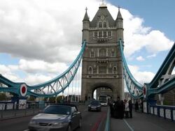 The tower bridge, London Stock Footage