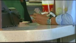 President Barack Obama feasted on barbecue with four people who wrote him letters in a trip to highlight the struggles of working families in America's heartland. They had dinner at Arthur Bryant's self-serve barbecue joint in Kansas City. (July 30) News Clip