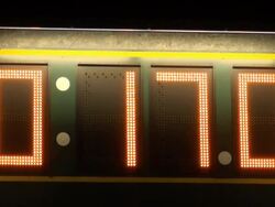 Scoreboard, score, board, stopwatch, time, chronometer, sport Stock Footage