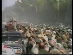 AFGHANISTAN: SHEBERGHAN: GENERAL RASHID DOSTUM RETURNS HOME News Clip