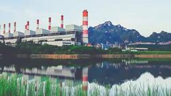 Coal power plant Stock Footage
