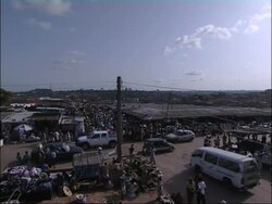 African Marketplace Stock Footage