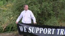 Pro Trump demonstrators and Balmedie inquiry News Clip