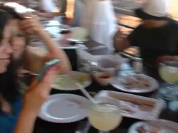 Michael Cudlitz and America Ferrera at the Making Stock Footage