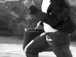 Running Businessman Stock Footage