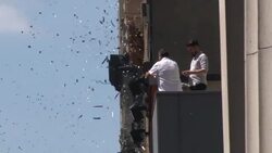 FIFA US Women's Soccer Ticker Tape Parade NYC 2015 Stock Footage