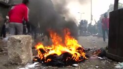 Anti government clash with police killing at least 10 people in Cairo News Clip