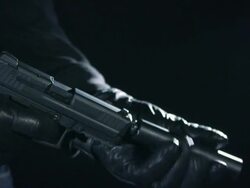 Mounting a Supressor Stock Footage