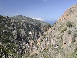 MS Fantastic rock landscape of Calanche of Piana, UNESCO World Heritage Site / Porto, Corsica, France Stock Footage