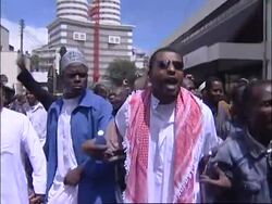 WRAP Protesters clash with police, gunfire ADDS Muslim protestors Instructional Video