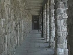 Mauthausen Concentration Camp exterior Stock Footage