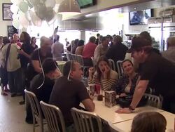Atmosphere at the Coney Dog Grand Opening Benefiting The Midnight Mission at West Hollywood CA. (Footage by WireImage Video/Getty Images Entertainment Video) Stock Footage
