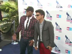 Phillip Lawrence, Bruno Mars at the 2010 VH1 Do Something Awards at Hollywood CA. (Footage by WireImage Video/GettyImages) Stock Footage