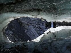 Glacier Melting at Spring Time Stock Footage