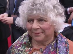 INTERVIEW Miriam Margolyes on  JK Rowling, literacy, getting over the end of Harry Potter and more at the Harry Potter and the Deathly Hallows Part Two World Premiere at London England. (Footage by WireImage Video/Getty Images Entertainment Video) Stock Footage