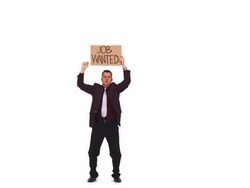 HD: Businessman Searching Job Stock Footage