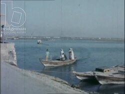 Food technology and experimental farms in Oman. UAE, 1974 Stock Footage