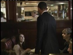 Barack Obama routed Hillary Rodham Clinton in the racially charged South Carolina primary tonight. The win regains Obama's campaign momentum in the prelude to Super Tuesday News Clip