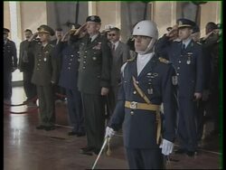 Gen Tommy Franks visits Ataturk's mausoleum, comments on Iraq News Clip