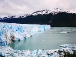 The Perito Moreno Glacier in Patagonia. Argentina HD Timelapse Stock Footage