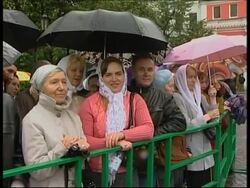 Russian patriarch blesses Harvard bells returned to monastery News Clip