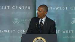 Obama Discusses Climate Change in Hawaii News Clip