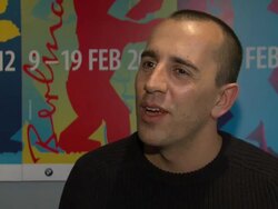 INTERVIEW: Nikolaj Arcel on working with historians at A Royal Affair Interview: 62nd International Berlin Film Festival 2012 at Berlinale Palace on February 17, 2012 in Berlin, Germany. (Footage by WireImage Video/Getty Images Entertainment Video)  Stock Footage