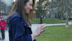 Leisure time in the park Stock Footage
