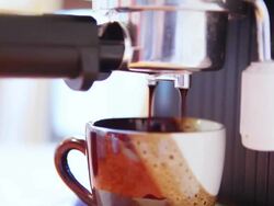 HD: Making Espresso Coffee Stock Footage