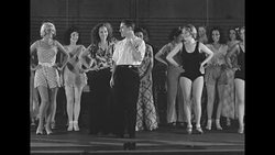 Rehearsal for Broadway show 'Scandals' in NY City News Clip