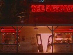 MS Firing at small town retail store / Unspecified Stock Footage