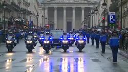 CLEAN : France bids farewell to gendarme officer killed by jihadist News Clip