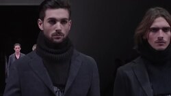 Giorgio Armani shows menswear collection in Milan News Clip