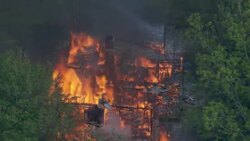 House fire in Alabama. Stock Footage