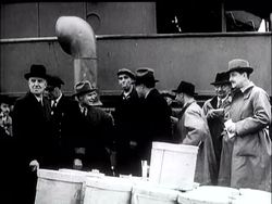 FIRST LEASE AND LEND FOOD SHIP ARRIVES - News Clip