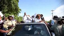 CLEAN : Presidential candidate Narcisse holds rally in Port au Prince News Clip